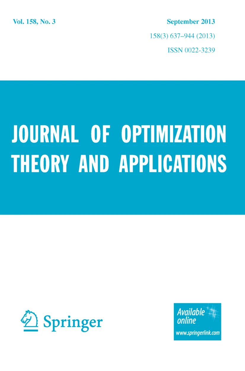 Journal of Optimization Theory and Applications